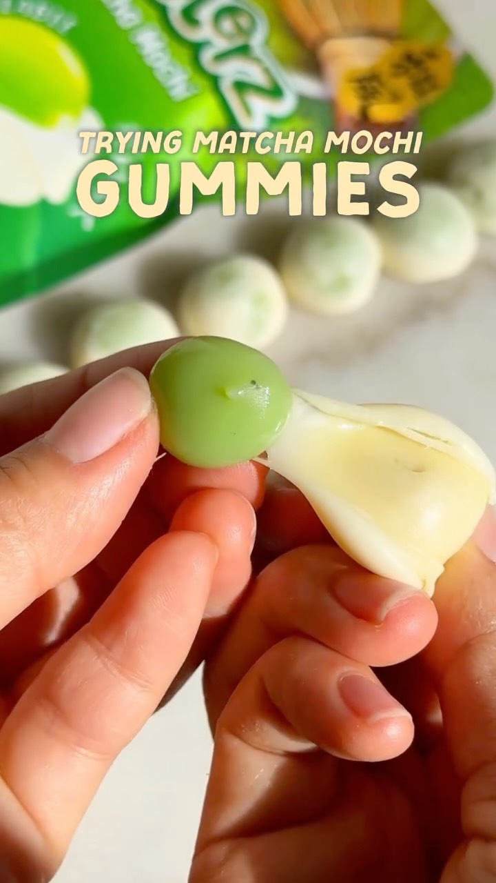 Amos matcha mochi peelable gummy